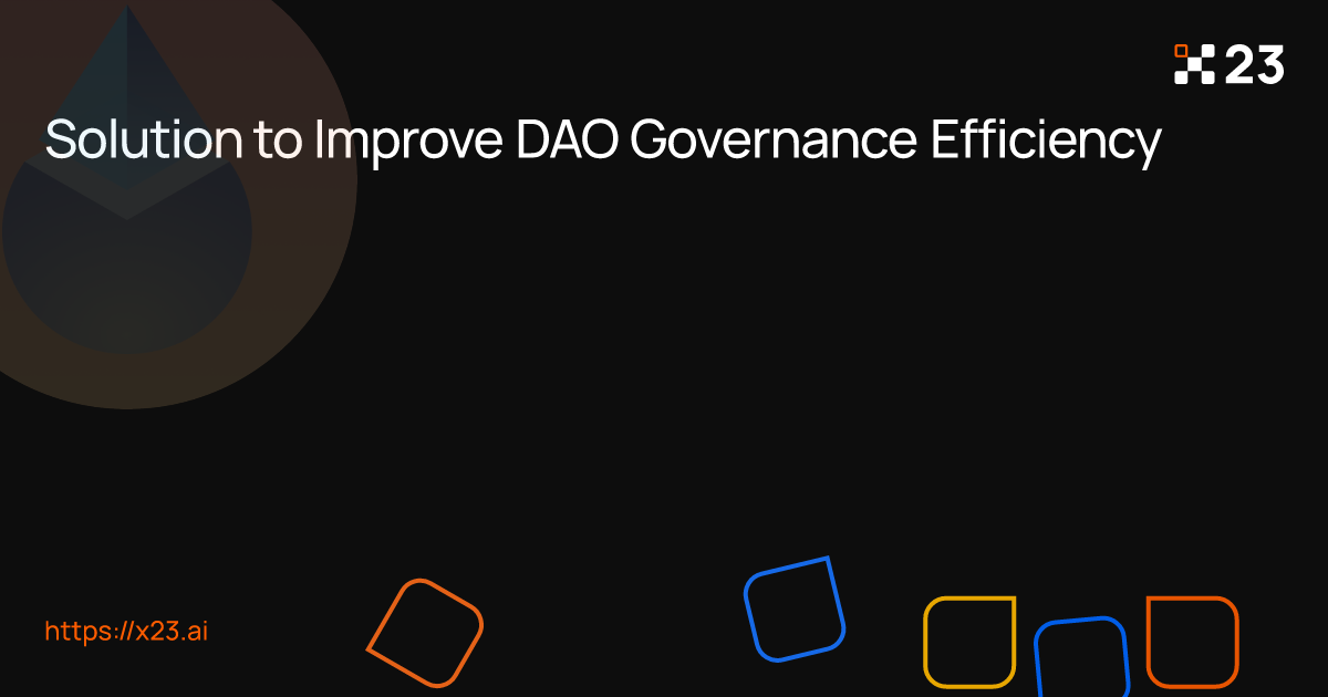 Solution to Improve DAO Governance Efficiency | Lido